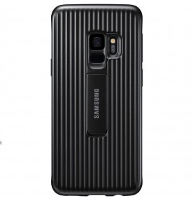 Husa Protective Standing Cover Samsung Galaxy S9, Black